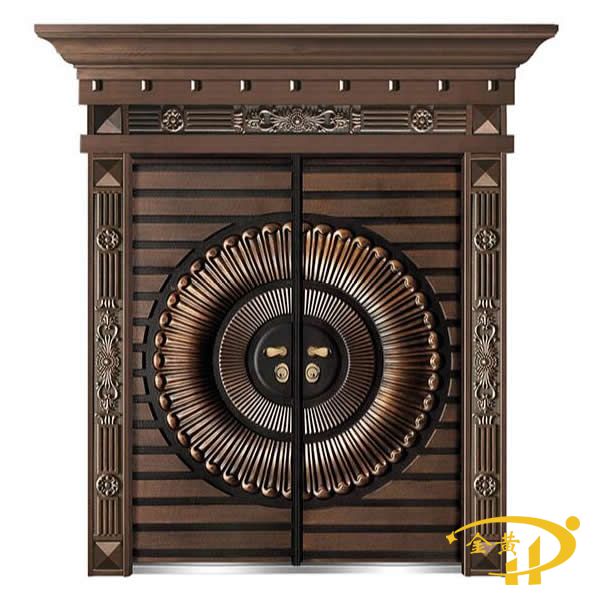 中式鑄鋁別墅大門(mén)