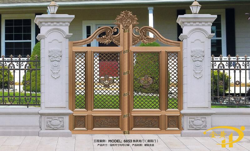 豪華別墅鋁庭院門