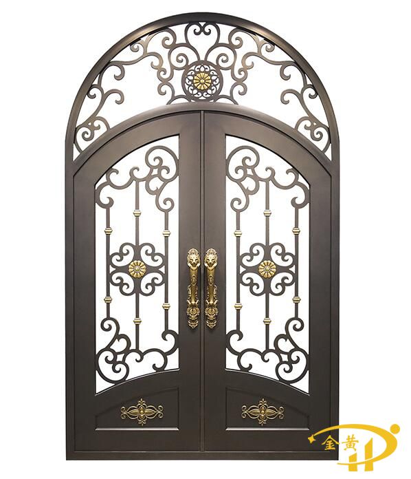 圓弧鑄鋁玻璃門